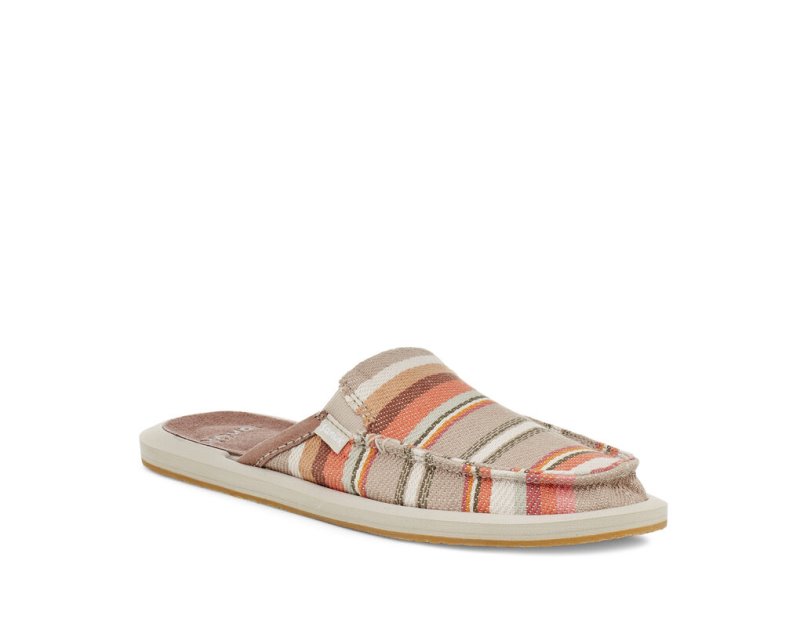 Sanuk Womens You Got My Back Blanket Sustainable Slip-on Multicolor Slippers | UDTQCZ798